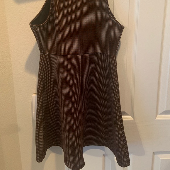 Black and orange spotted mini dress - Picture 2 of 2